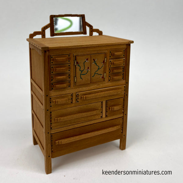 Greene and Greene Tall Boy Cabinet