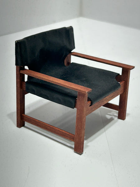 Arts and Craft Leather back and seat chair