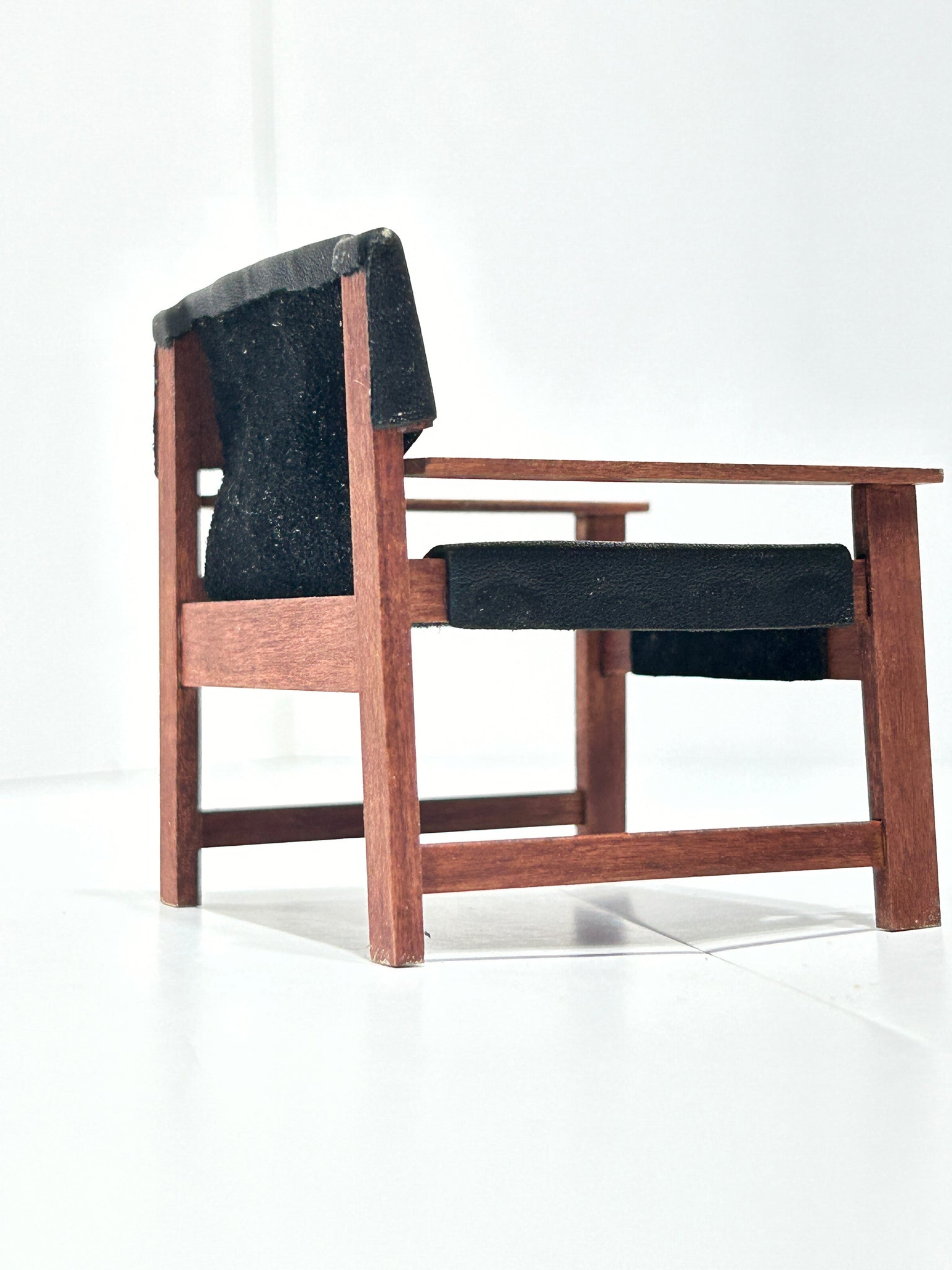 Arts and Craft Leather back and seat chair